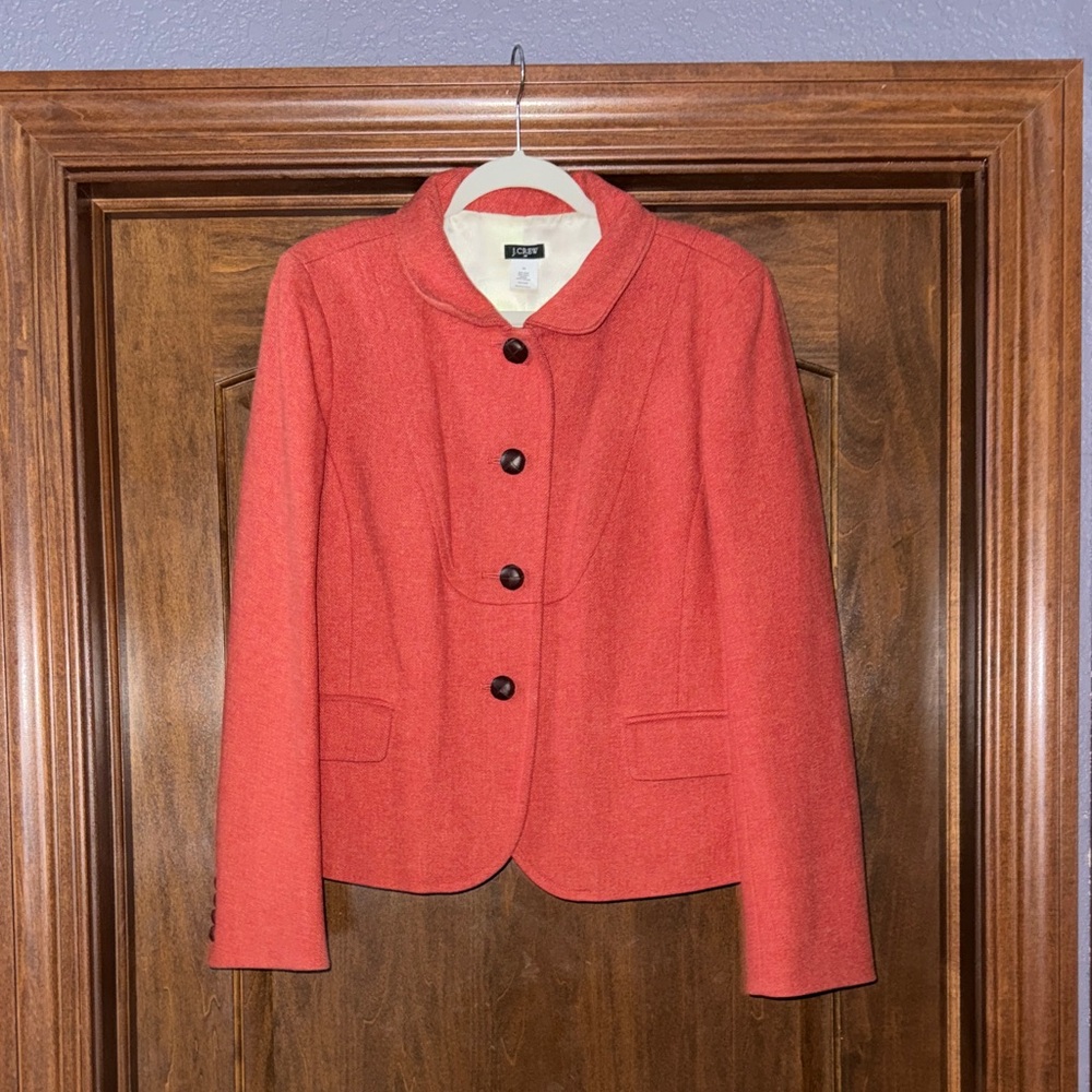 J. Crew Women's Coral Blazer